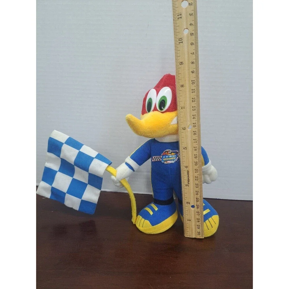 Vintage Nascar Woody Woodpecker With Flag